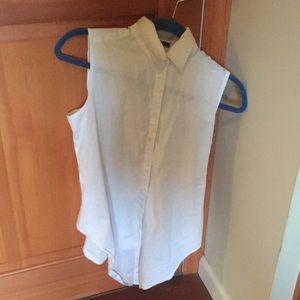 White shirt sleeveless